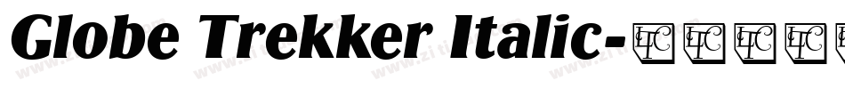 Globe Trekker Italic字体转换
